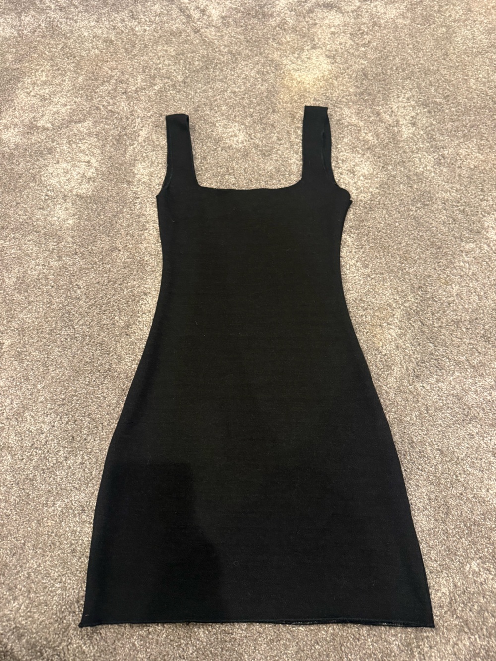 Zara Black Knit Tank Dress
